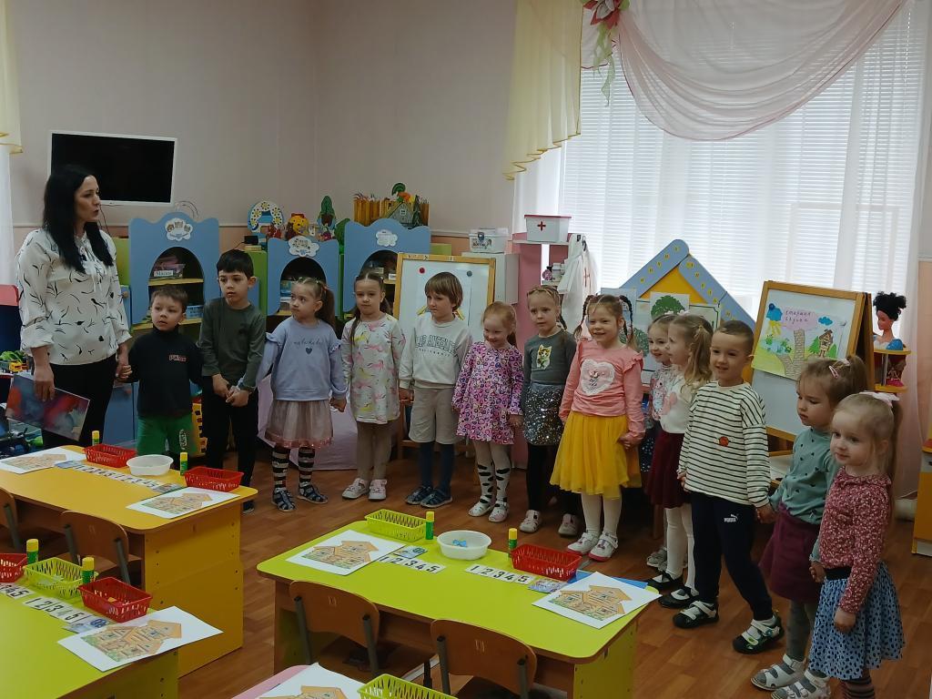 Открытое итоговое занятие в средней группе.