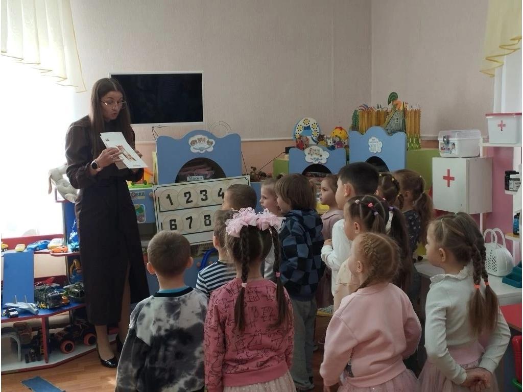 Итоговое занятие в средней группе.